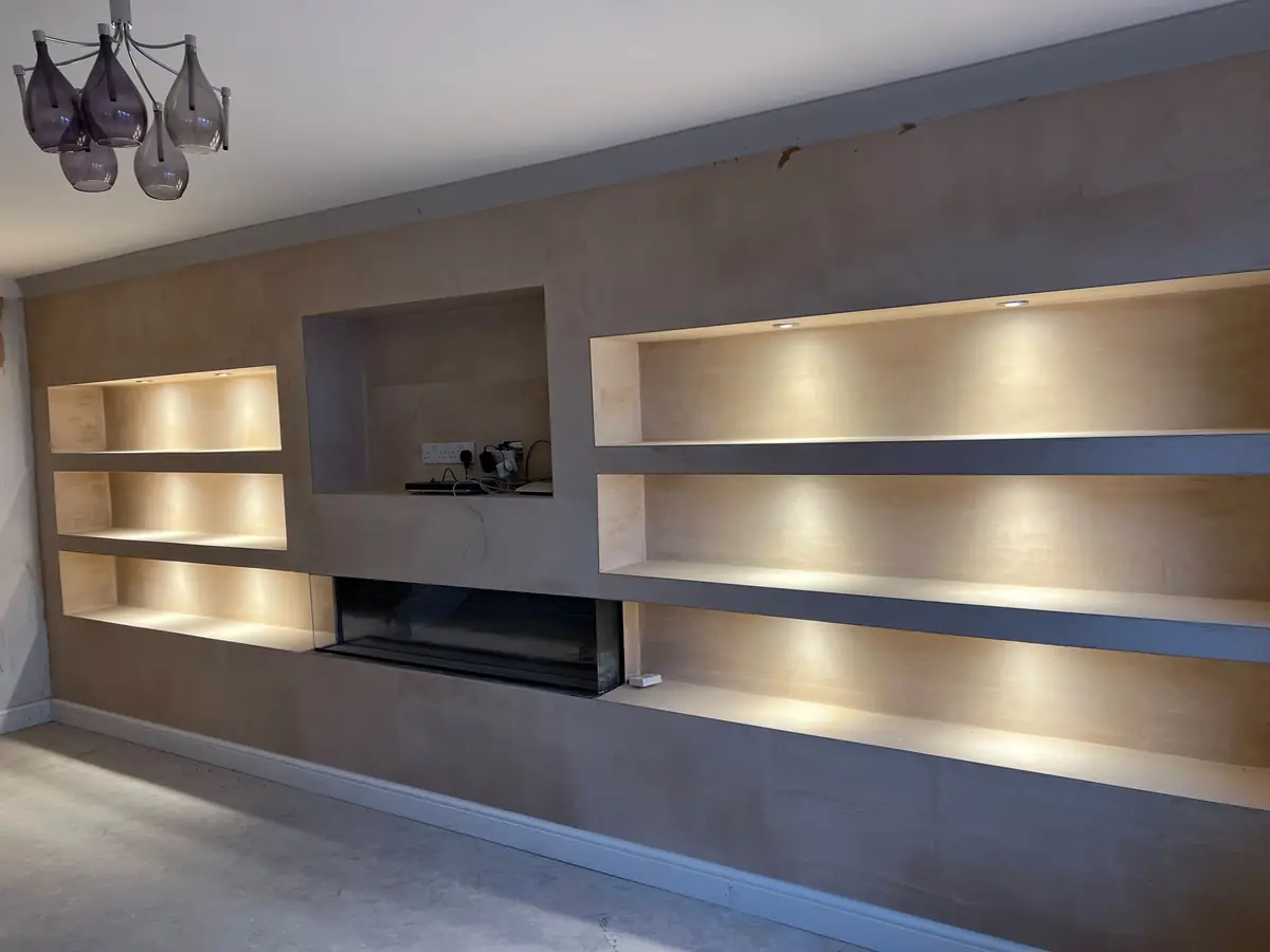 LED alcove and feature lighting in Worcester